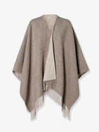 Fendi Women's Wool and Cashmere Cape Gold