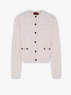 Gucci Women's Wool and Cashmere Cardigan White