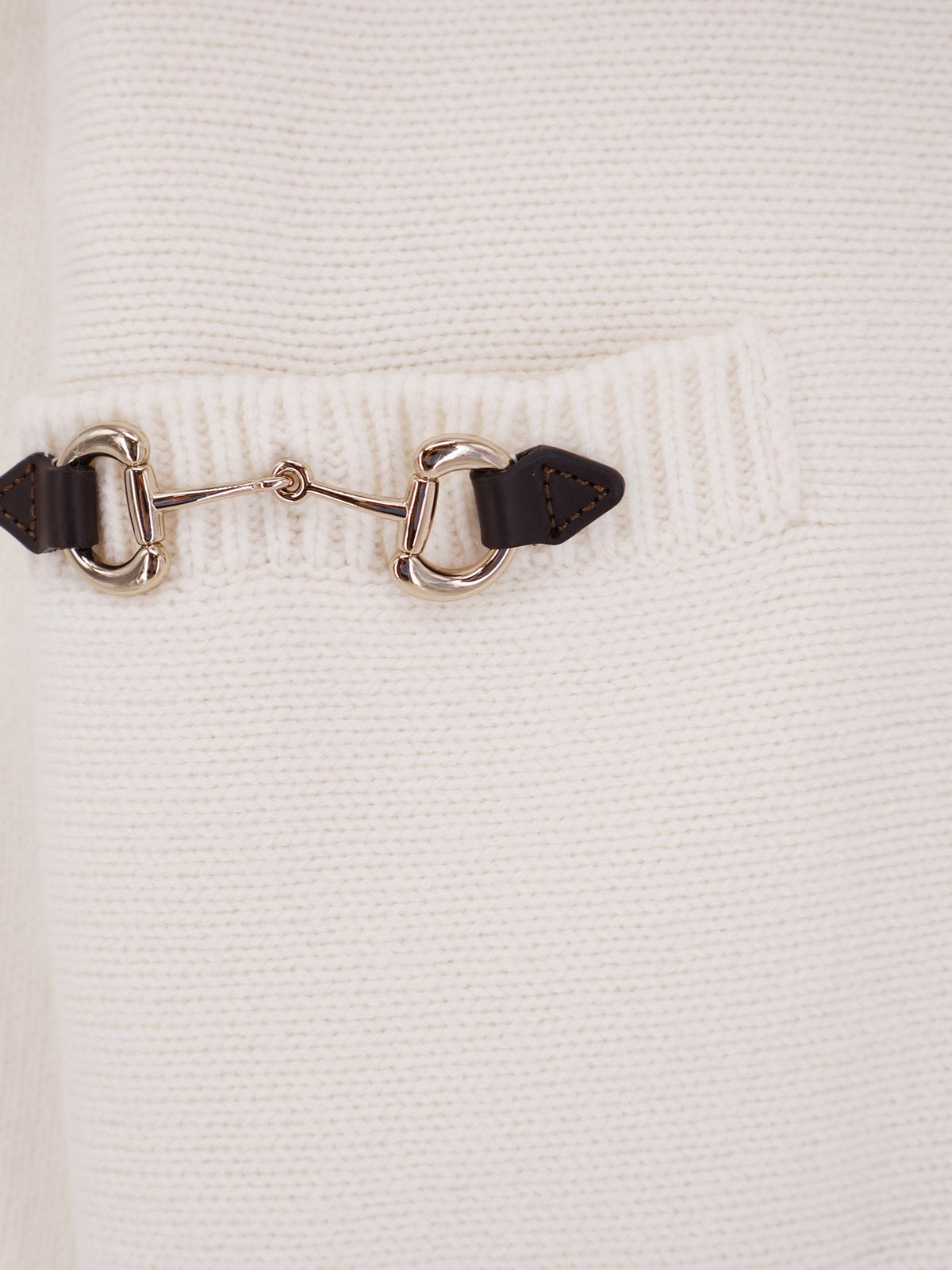 Gucci Women's Wool and Cashmere Cardigan White, view 5