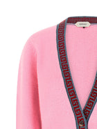 Versace Wool and Cashmere Cardigan Blue, view 3