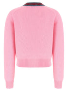 Versace Wool and Cashmere Cardigan Blue, view 2