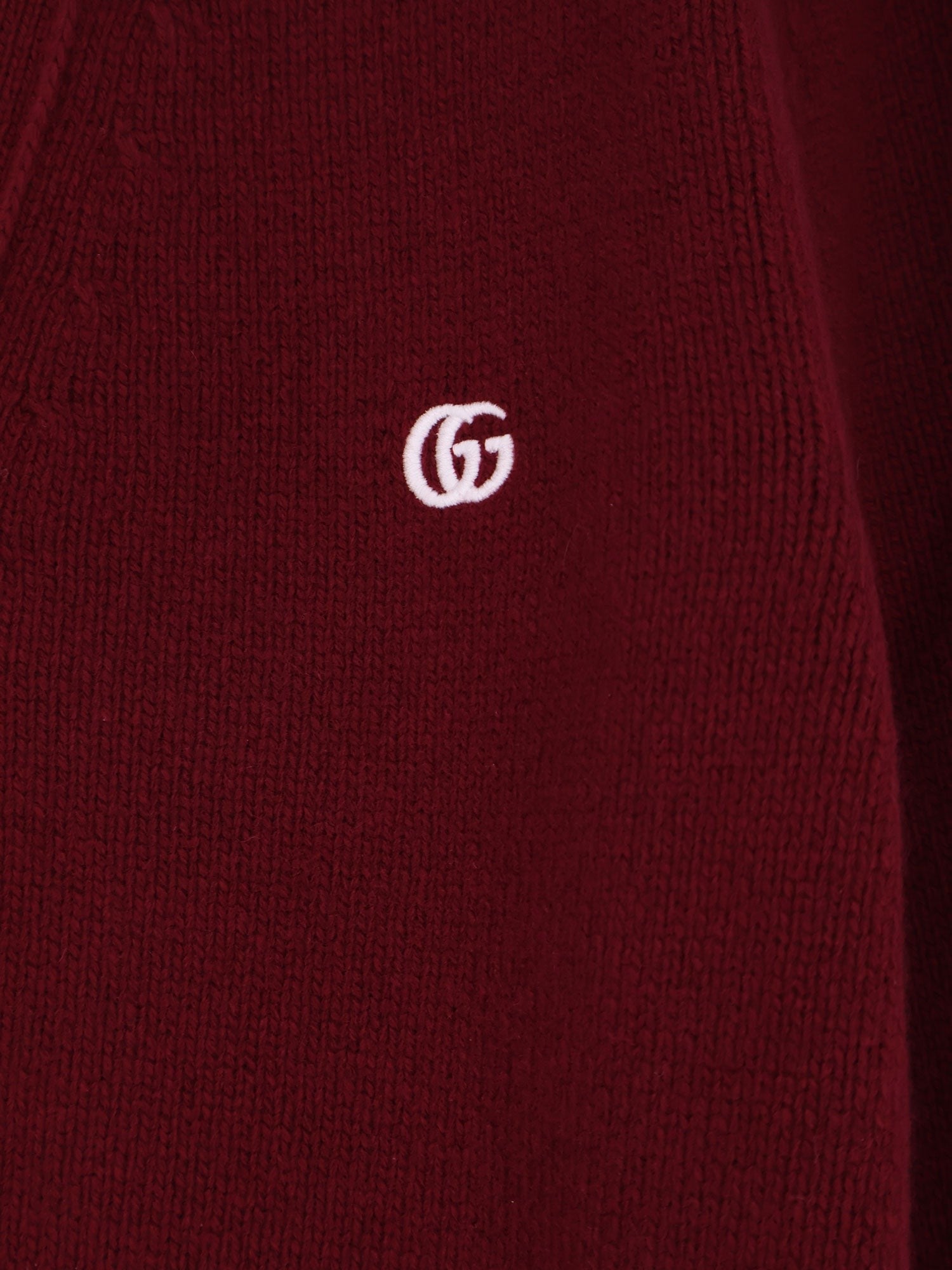 Gucci Men's Wool and Cashmere Cardigan Red