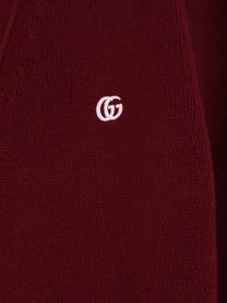 Gucci Men's Wool and Cashmere Cardigan Red