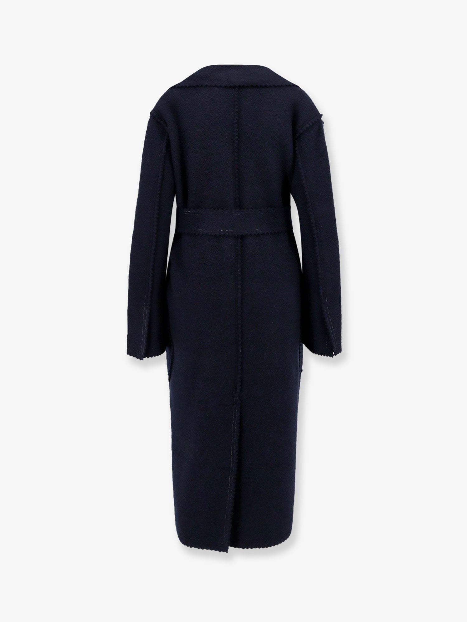 Max Mara Women's Wool and Cashmere Coat Blue