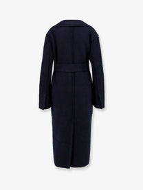 Max Mara Women's Wool and Cashmere Coat Blue