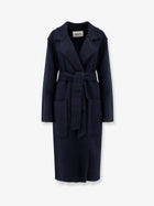 Max Mara Women's Wool and Cashmere Coat Blue