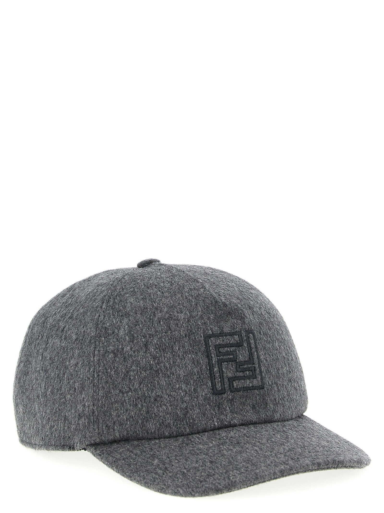 Fendi Wool and Cashmere Hat Grey