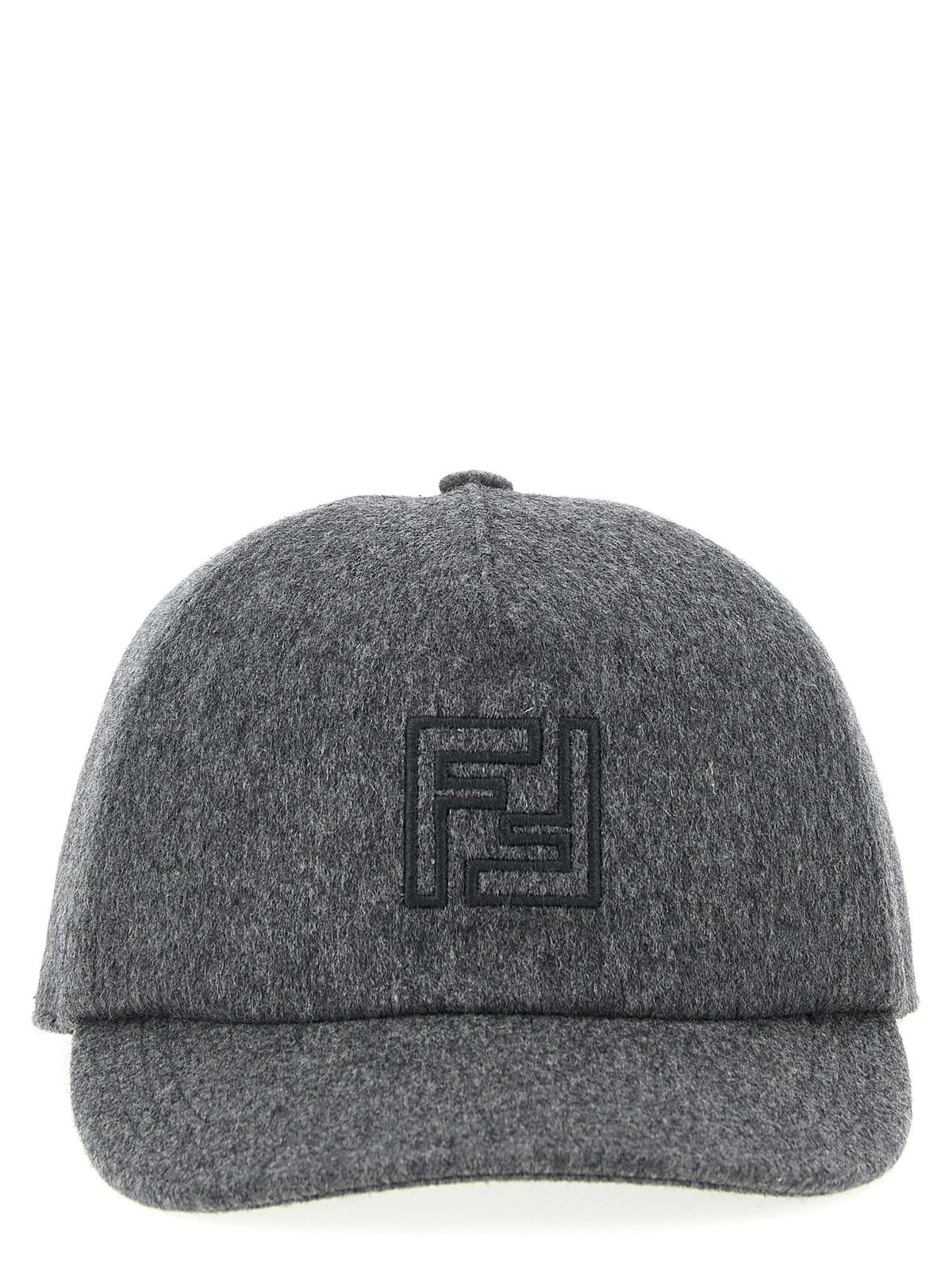 Fendi Wool and Cashmere Hat Grey