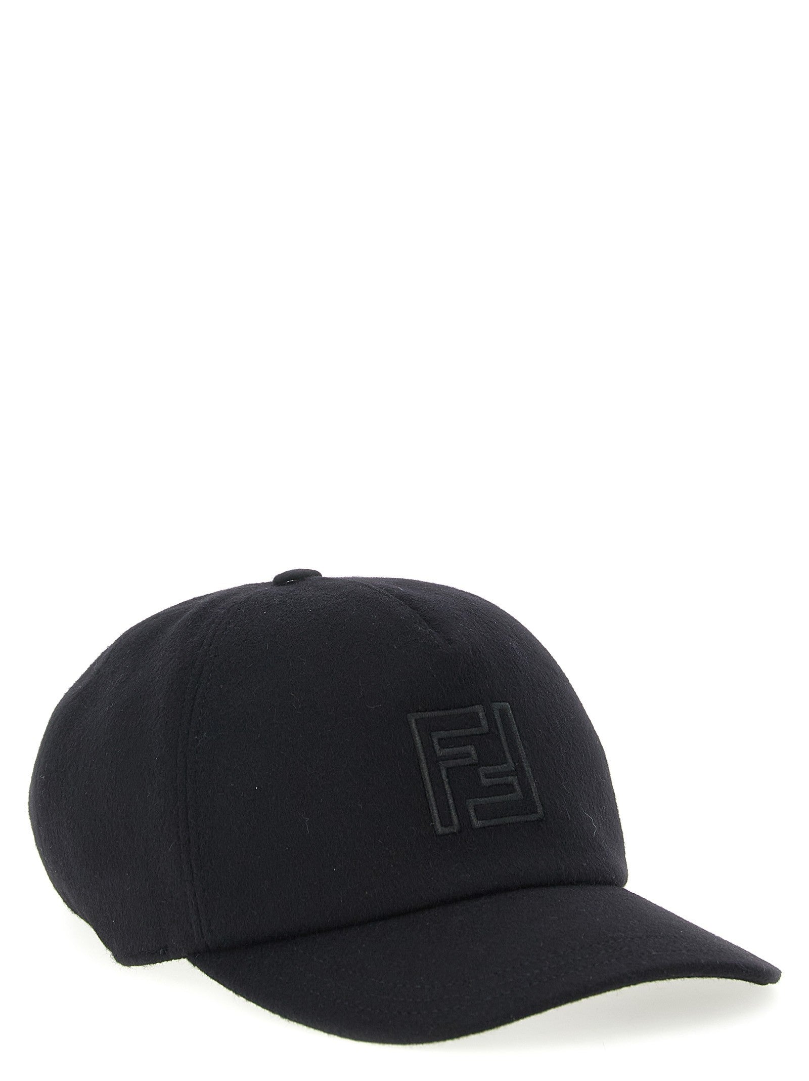 Fendi Wool and Cashmere Hat Black