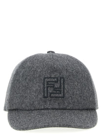 Fendi Wool and Cashmere Hat Grey