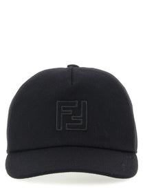 Fendi Wool and Cashmere Hat Black