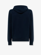Laneus Men's Wool and Cashmere Hoodie Blue