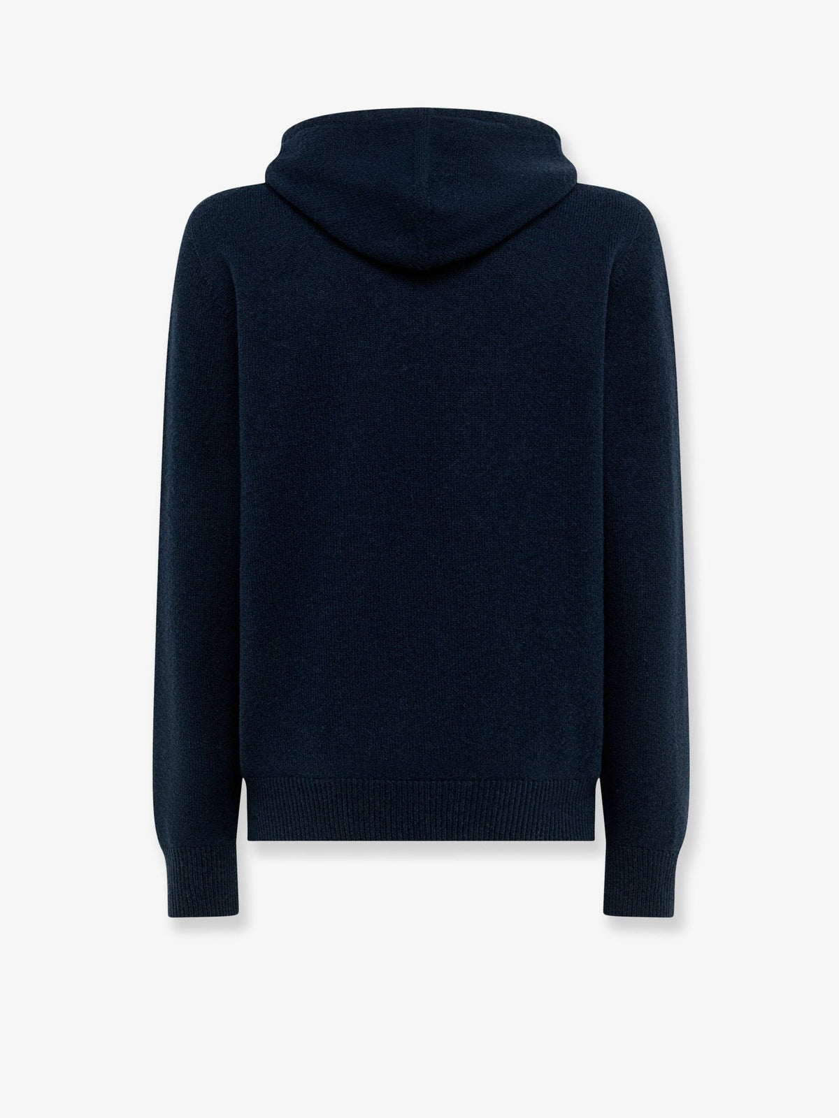 Laneus Men's Wool and Cashmere Hoodie Blue