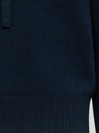 Laneus Men's Wool and Cashmere Hoodie Blue