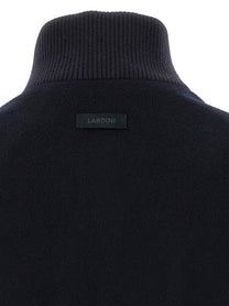 Lardini Wool and Cashmere Jacket Blue, view 5