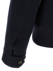 Lardini Wool and Cashmere Jacket Blue, view 4