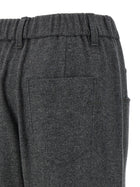 Brunello Cucinelli Wool and Cashmere Pants Grey, view 4