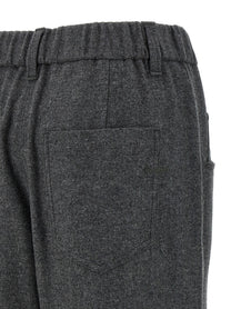 Brunello Cucinelli Wool and Cashmere Pants Grey, view 4