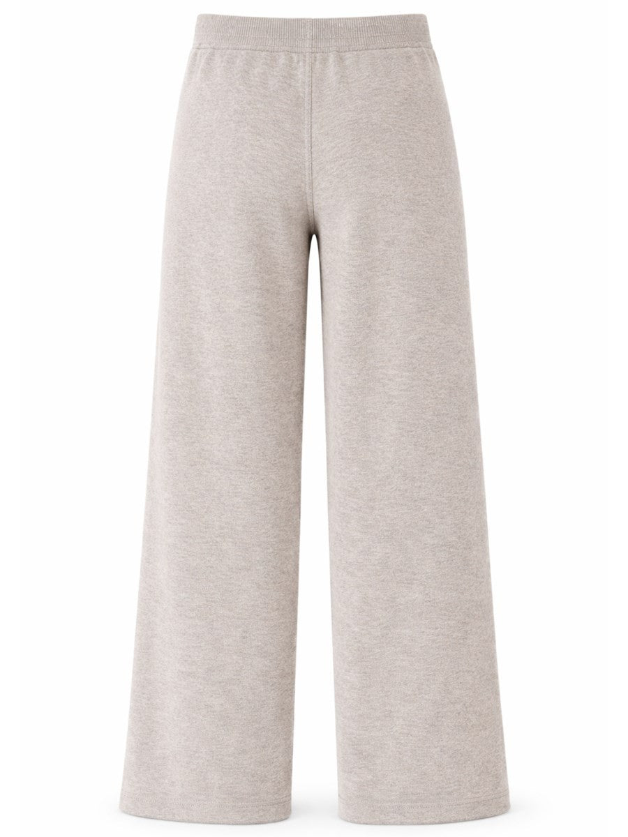 S MAX MARA Women's Wool and Cashmere Pants Beige