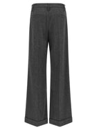 Brunello Cucinelli Wool and Cashmere Pants Grey, view 2