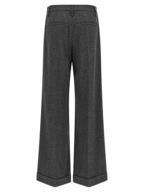 Brunello Cucinelli Wool and Cashmere Pants Grey, view 2