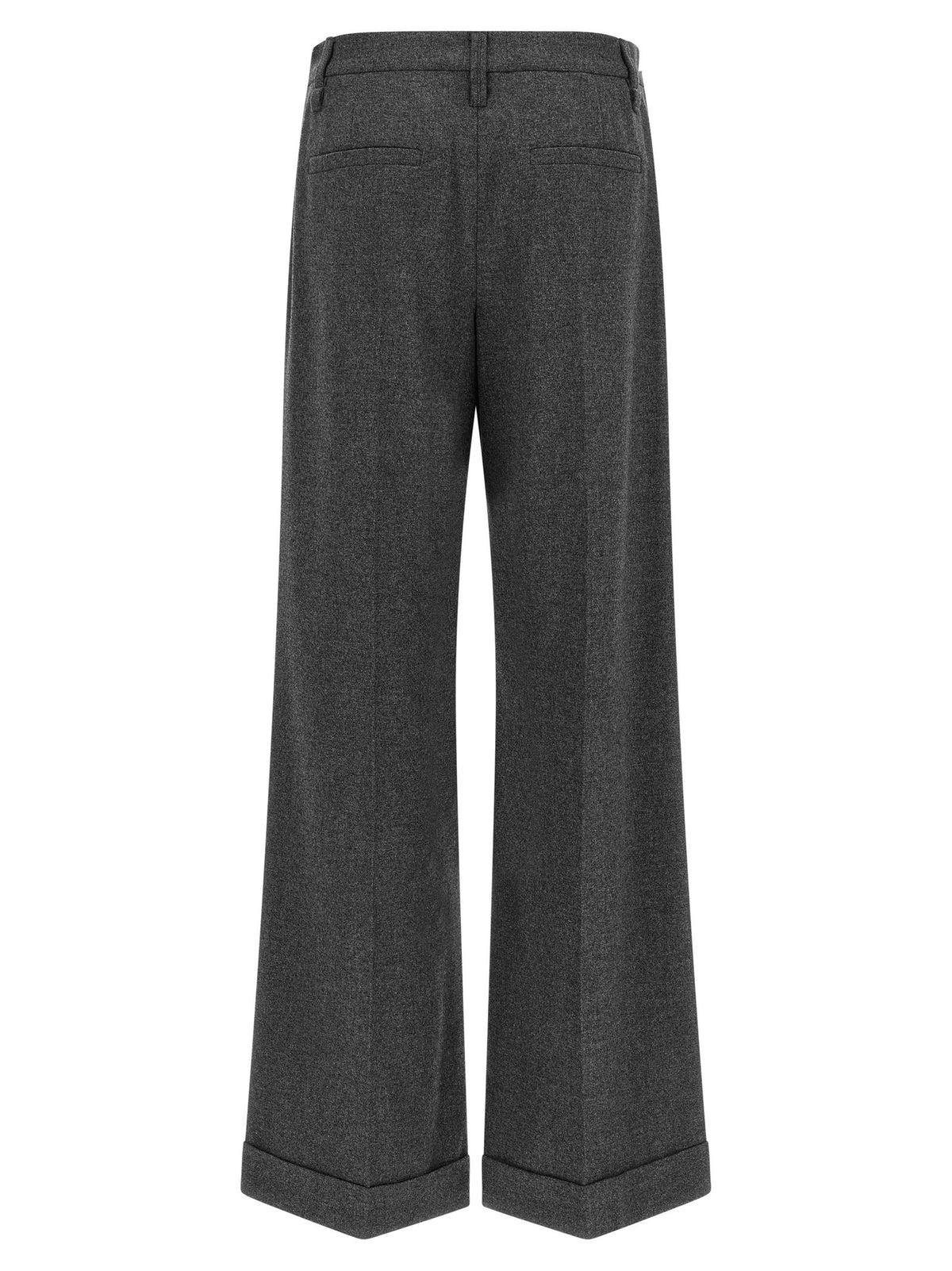 Brunello Cucinelli Wool and Cashmere Pants Grey, view 2