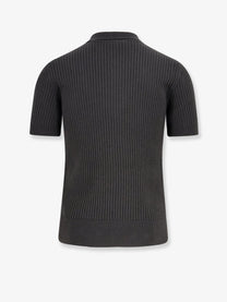 Gucci Men's Wool and Cashmere Polo Shirt Green