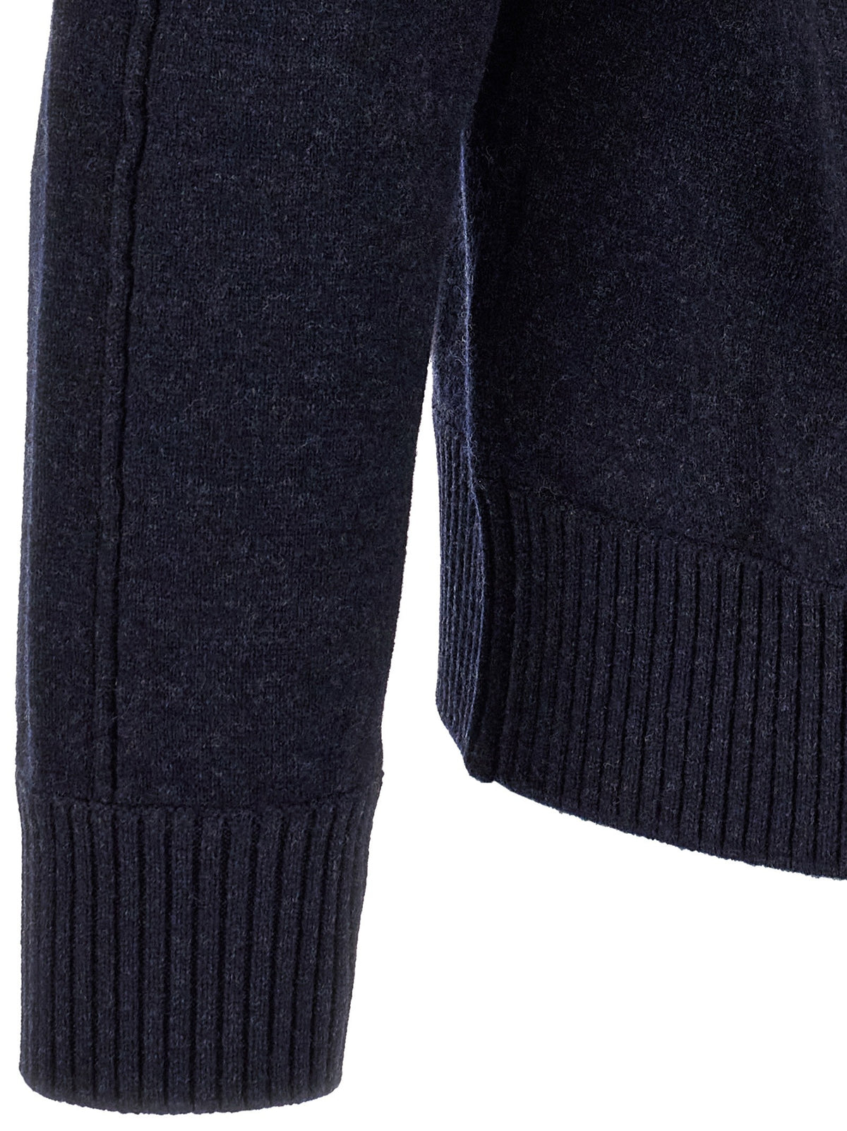 Zegna Wool and Cashmere Polo Shirt Blue