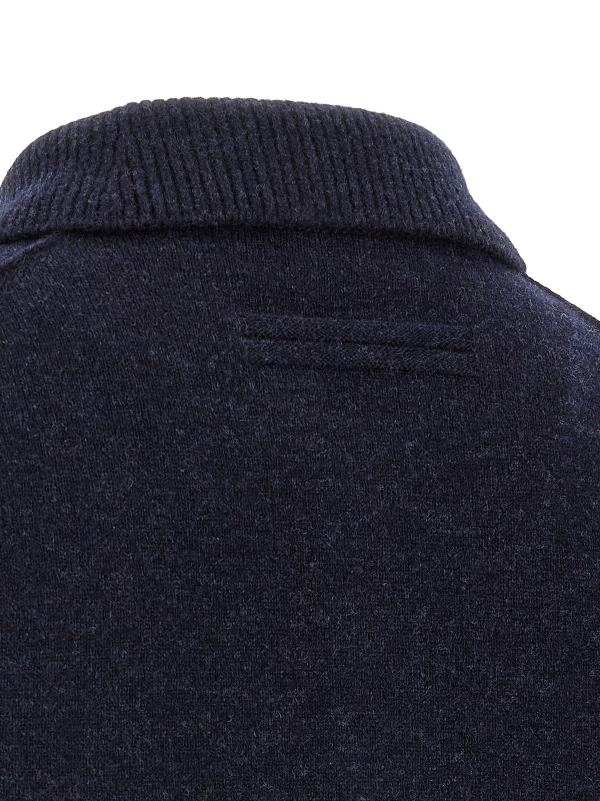 Zegna Wool and Cashmere Polo Shirt Blue