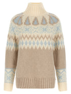 Herno Wool and Cashmere Sweater Beige