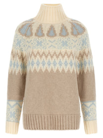 Herno Wool and Cashmere Sweater Beige