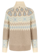 Herno Wool and Cashmere Sweater Beige, view 2