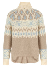 Herno Wool and Cashmere Sweater Beige