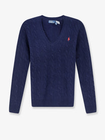 Polo Ralph Lauren Women's Wool and Cashmere Sweater Blue