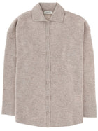 S MAX MARA Women's Wool and Cashmere Sweater Beige