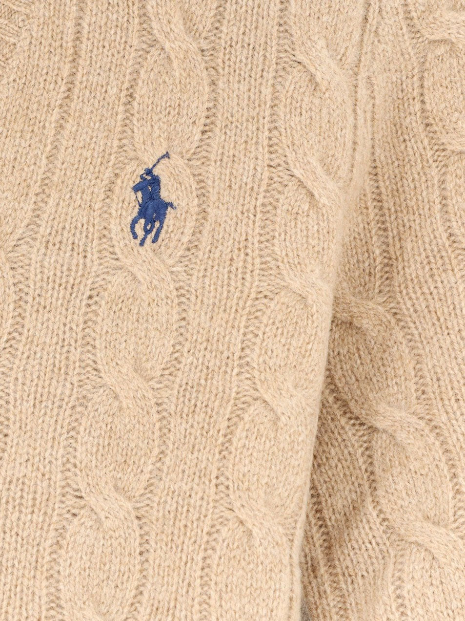 Polo Ralph Lauren Women's Wool and Cashmere Sweater Beige