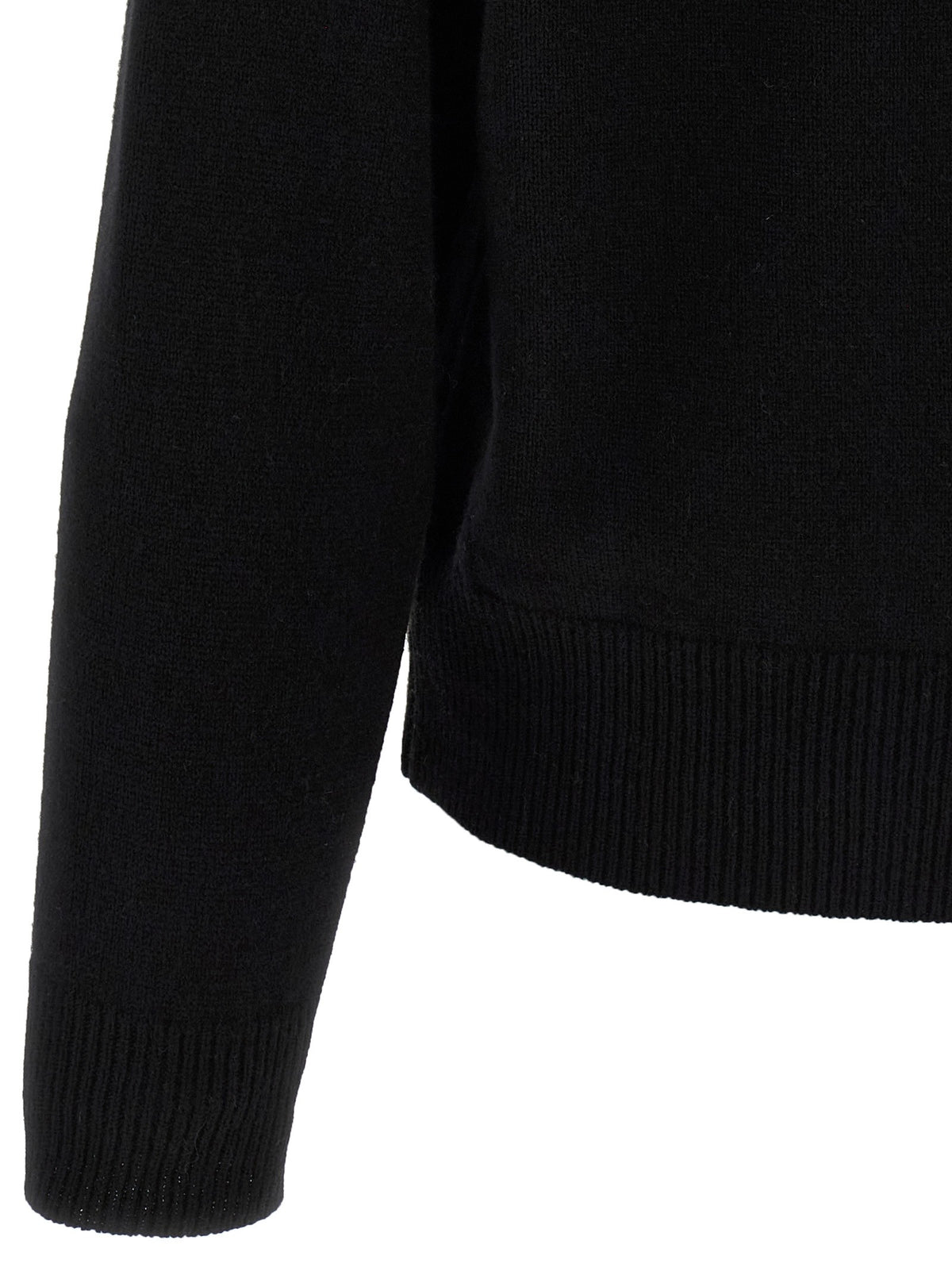 Larmeri Studio Wool and Cashmere Sweater Black, view 4