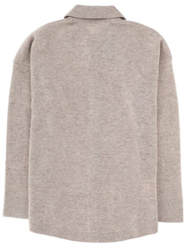 S MAX MARA Women's Wool and Cashmere Sweater Beige