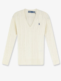 Polo Ralph Lauren Women's Wool and Cashmere Sweater White