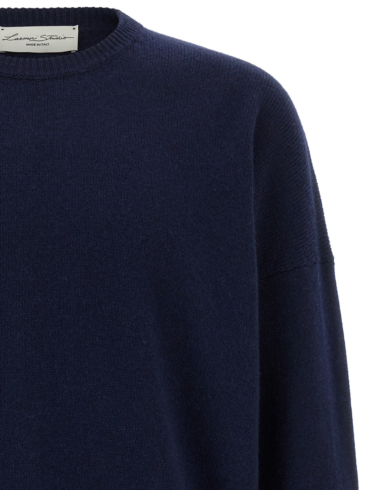 Larmeri Studio Wool and Cashmere Sweater Blue, view 3