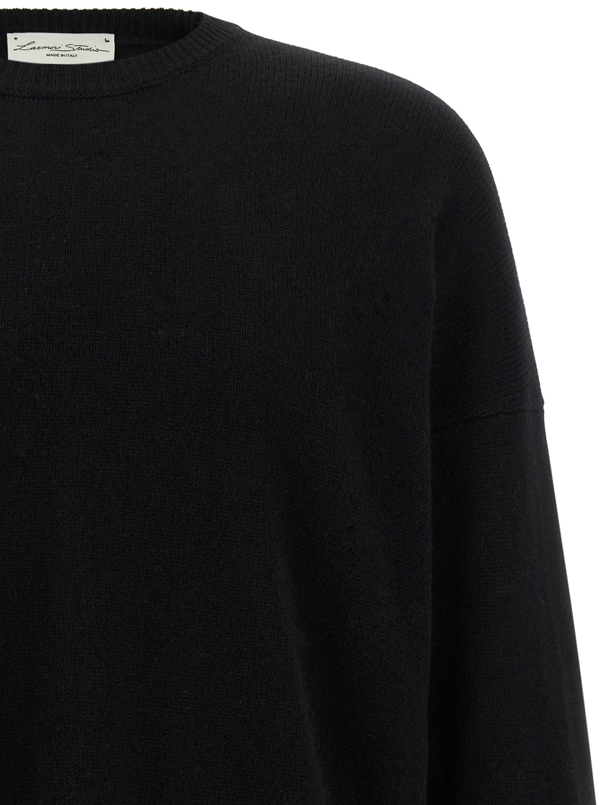 Larmeri Studio Wool and Cashmere Sweater Black, view 3