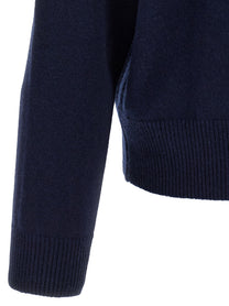 Larmeri Studio Wool and Cashmere Sweater Blue, view 4
