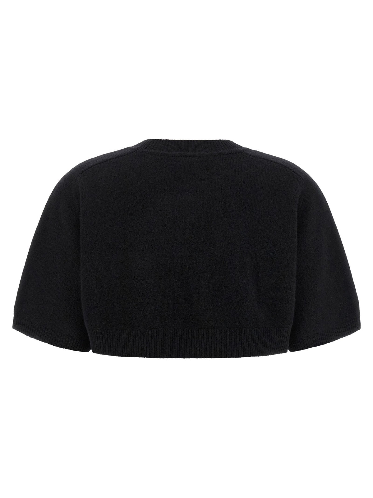 Elisabetta Franchi Wool and Cashmere Top Black, view 2
