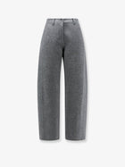 R2W Women's Wool and Cashmere Trousers Grey