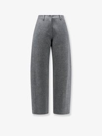R2W Women's Wool and Cashmere Trousers Grey