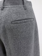 R2W Women's Wool and Cashmere Trousers Grey