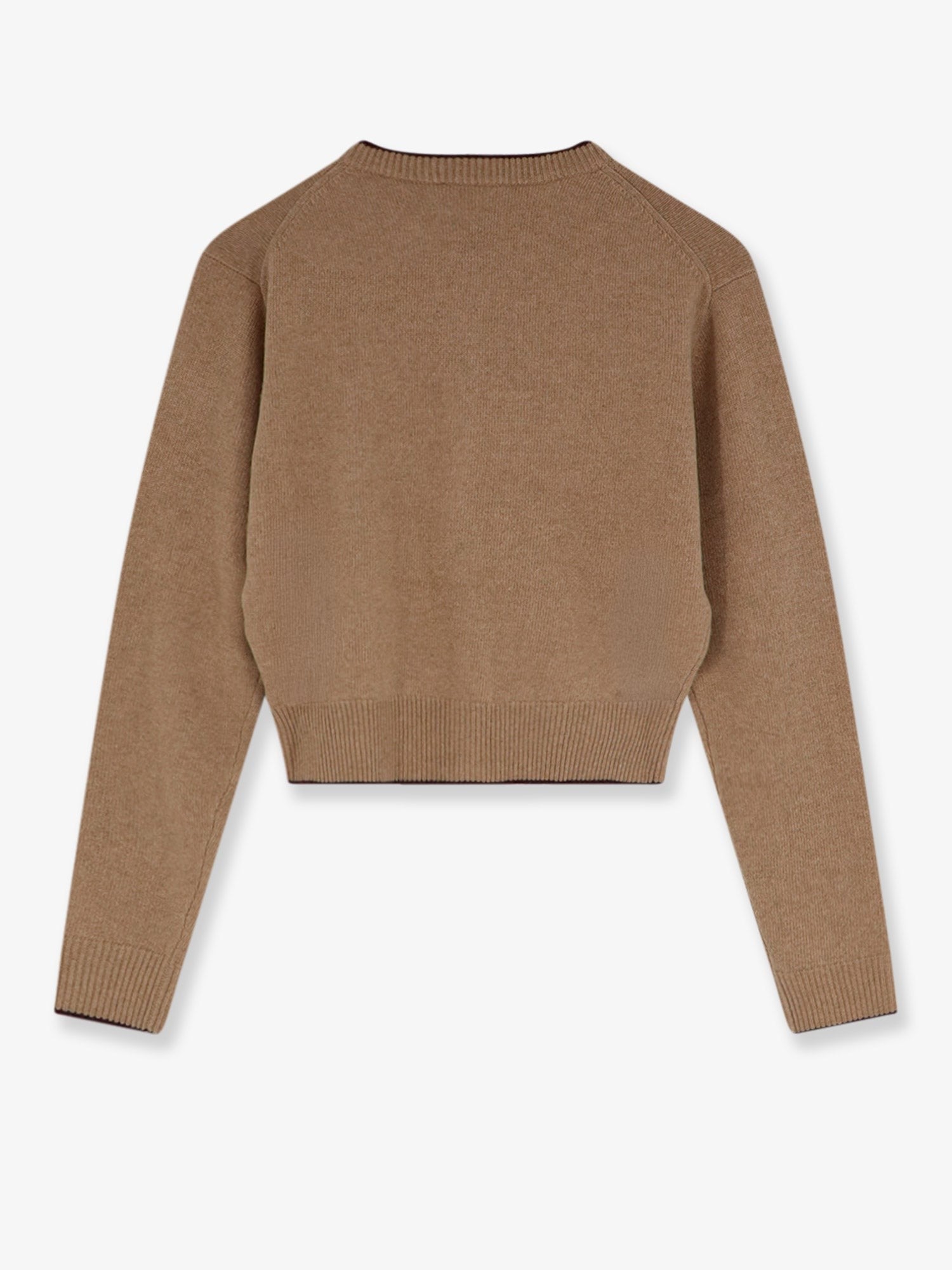 Chloé Women's Wool and Cashmere Wool Cardigan Brown