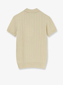 Dior Women's Wool and Cotton Blend Sweater Yellow