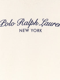 Polo Ralph Lauren Men's Wool and Cotton Blend Sweater White