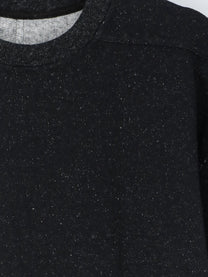 Rick Owens Men's Wool and Cotton Blend Sweater Black